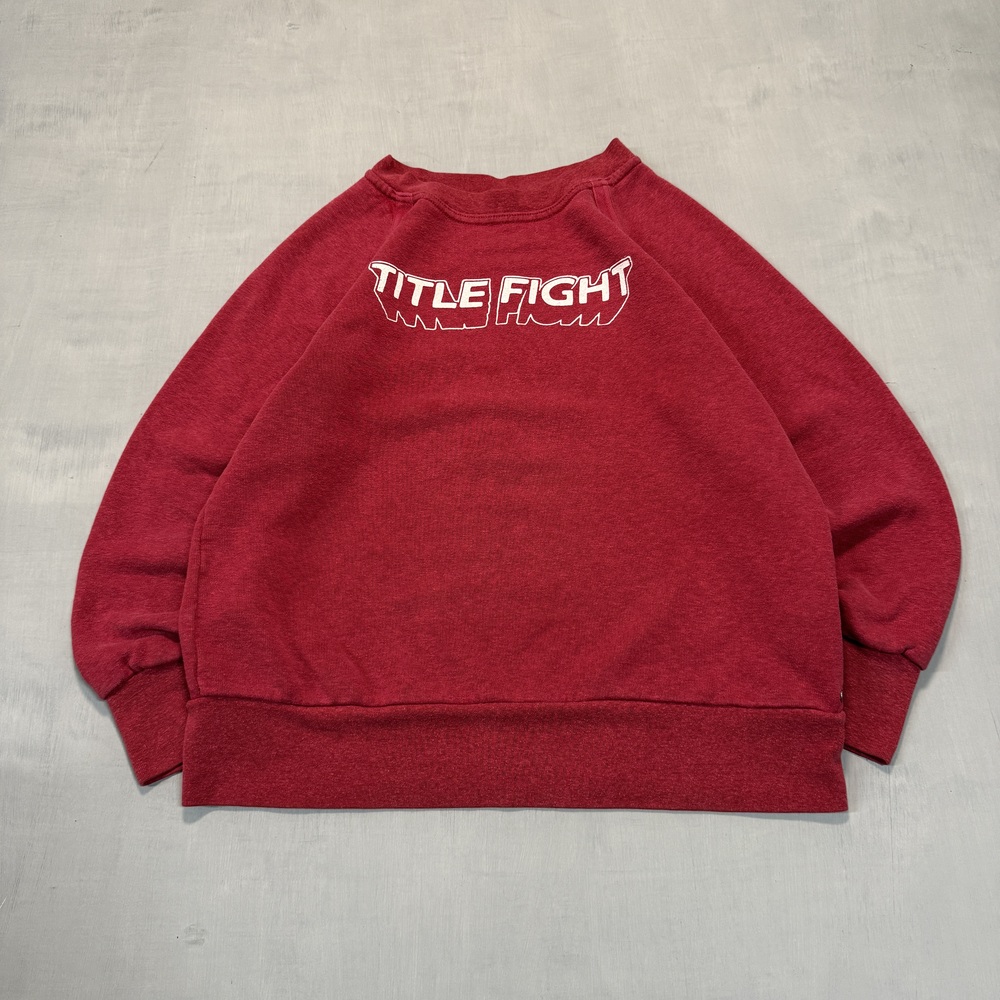 Printed prAna Women's crewneck sweatshirt Y2K Red Size S